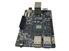 The StarPro64 is a new developer board with a powerful NPU. (Image source: Pine64)