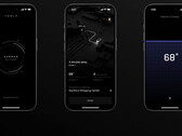 Tesla ride-hailing service UI (image: Tesla)