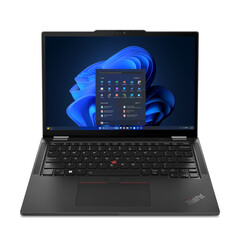 The ThinkPad X13 2-in-1 Gen 5 will weigh as little as 1.2 kg when configured with a 41 Wh battery and a black top cover. (Image source: Lenovo)
