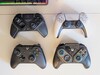 Victrix Pro BFG Reloaded (top left), DualSense (top right), Xbox Wireless controller (bottom left), Turtle Beach Stealth Pivot (bottom right)