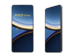 The Poco F7 Pro has appeared in three colour options so far. (Image source: 91mobiles &amp; Sudhanshu Ambhore)