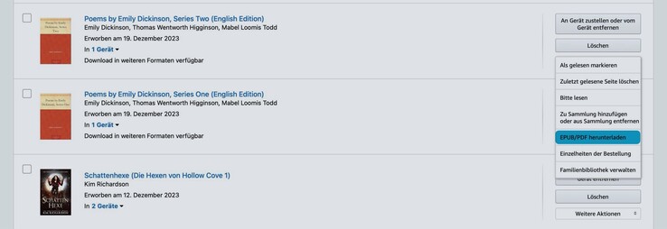 Amazon now allows DRM-free downloads of selected books as PDF or ePub files.