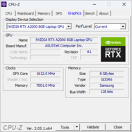 CPU-Z: Nvidia graphics