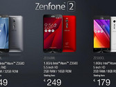 Asus Zenfone 2 configurations and prices in Europe