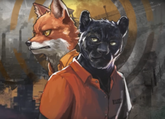 In Back to the Dawn, players can choose between two protagonists - Thomas (a journalist) and Bob (an undercover agent) - pictured alongside from the official cover art of the game. (Image source: Steam - Edited)
