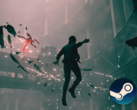 Control lets you use telekinesis to progress through one of the most unique game worlds in recent years. Pictured - a cinematic screenshot from the game, with the Steam logo in the bottom-right corner. (Image source: Steam - Edited)