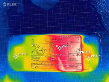 Steam Deck OLED in idle mode -  front