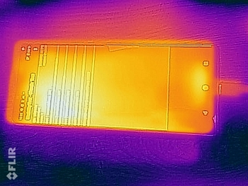 Heat distribution - front