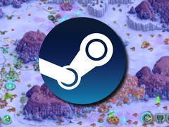 An image showing the Steam logo and the game Iron Marines, currently on sale.