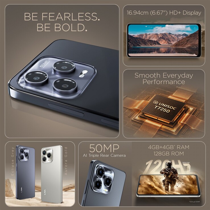 The Lava Bold N2 Pro smartphone key features