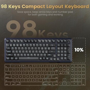 Redragon K688 Pro layout