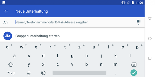 Using Google Gboard in landscape mode