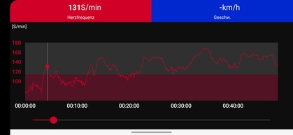 Heart rate measurement Polar H10 chest strap