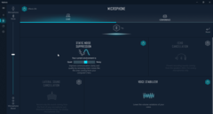 Static noise suppression allows improve the quality of voice calls. (Image Source: MSI)