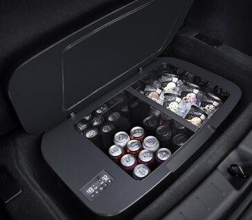 $595 Tesla Model Y sub-trunk fridge
