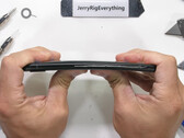 The Pixel 6a survived JerryRigEverything's durability tests, in part thanks to its aluminium frame. (Image source: JerryRigEverything)