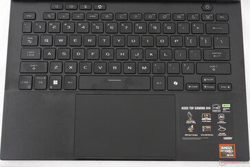 For better or worse, the Co-Pilot key is larger than even the QWERTY keys