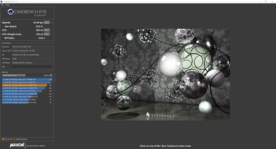 Cinebench R15 on battery power
