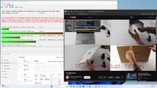 Maximum latency when opening multiple browser tabs and playing 4K video material