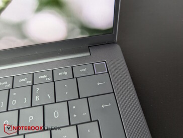 Power button and fingerprint sensor