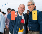 We probably won't be seeing photos of Cook and Ive together like this in future. (Source: Apple)