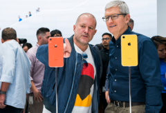 We probably won't be seeing photos of Cook and Ive together like this in future. (Source: Apple)