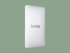 The Lexar Muse SSD is just 0.15 in. thick at its thinnest point.