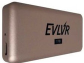 The EVLVR external SSD comes with a metallic "candybar" form-factor case with rounded edges. (Source: Patriot)