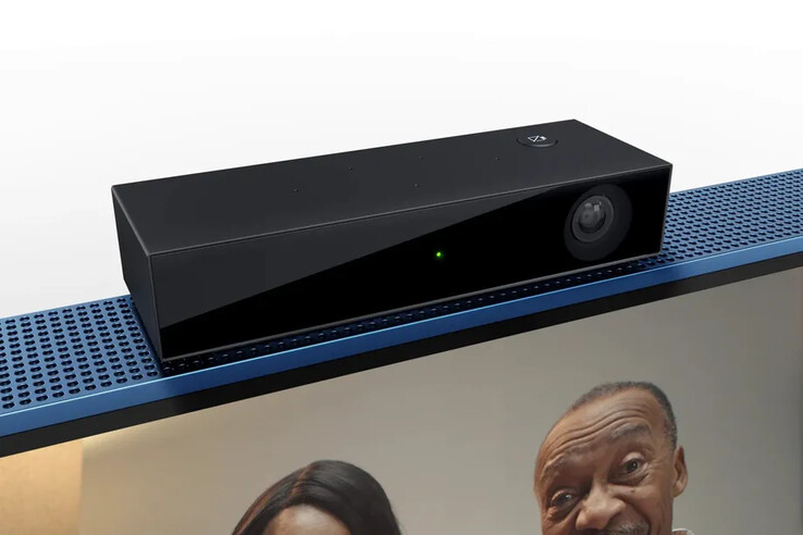 The Sky Glass 4K webcam will sit atop of of Sky Glass TVs. (Image source: Sky)