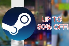 Five fun and engaging titles with 90%+ positive reviews are heavily discounted for a limited as of this weekend. (Image source: Steam, edited)