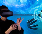 Leap Motion is developing a new input sensor that will track users hand motion in a VR experience. (Source: Leap Motion)