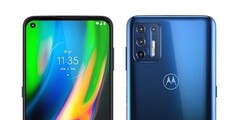 The Moto G9 Plus will have five cameras and a side-mounted fingerprint scanner. (Image source: Orange Slovakia)