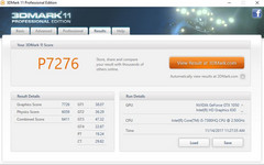 3DMark 11 after the stress test