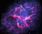 Supernova remnants in the Crab Nebula. (Image source: ESA, Herschel, PACS, MESS Key Programme Supernova Remnant Team ; Nasa, ESA et Allison Loll et Jeff Hester, Arizona State University)
