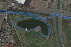 GPS test: Chuwi Hi9 Plus – Cycling around a lake