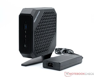 The Minisforum Neptune Series HX77G with its 262-watt power supply