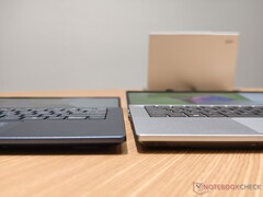 Acer Swift 14 Lunar Lake (left) and Ryzen AI 300 (right)