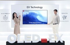 LG teases its new OLED EX technology. (Source: LG)