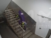 Surveillance cameras caught the warehouse employees stealing a bunch of expensive Nvidia RTX 3070 Ti GPUs (Image: Mash)