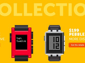 Pebble smartwatch Collection prices in early October 2014