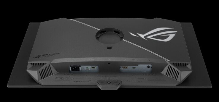 The ROG Strix OLED XG27ACDMS has a fairly limited port selection. (Image source: Asus)