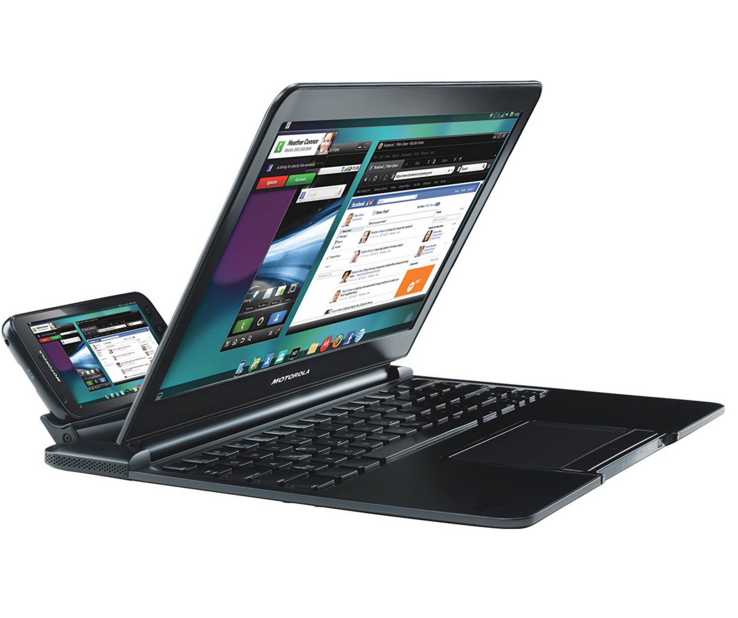 Motorola's Atrix-based Lapdock from 2011. (Source: Motorola)