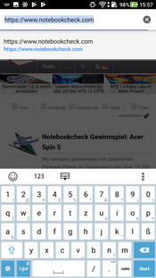 keyboard in portrait mode