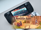 Steam Deck and Asus ROG Ally with Steam Autumn Sale banner
