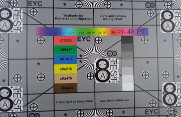 Test chart - perfect illumination