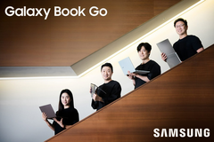 The Galaxy Book Go will be Samsung&#039;s Windows 10 on ARM laptop for 2021. (Image source: LetsGoDigital)