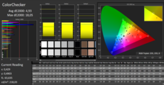 CalMAN - Color accuracy (after calibration)