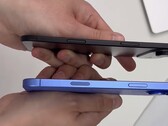The "17 Air" (top) next to another iPhone. (Image source: Majin Bu via X)