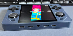 The RGB30 combines a 4-inch display with a Rockchip RK3566 chipset. (Image source: Powkiddy)