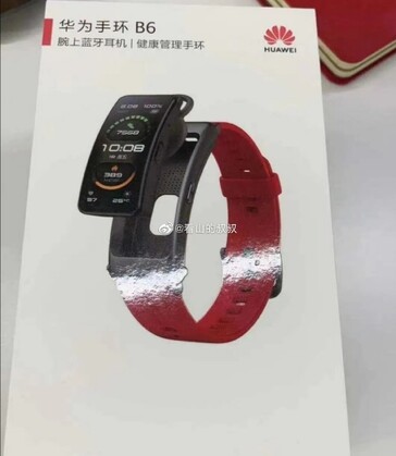 Huawei TalkBand B6 box. (Image source: Weibo)